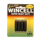 Wincell AAA Super Heavy Duty Batteries 4 Pack – Long Life Batteries Default Title BATTERIES